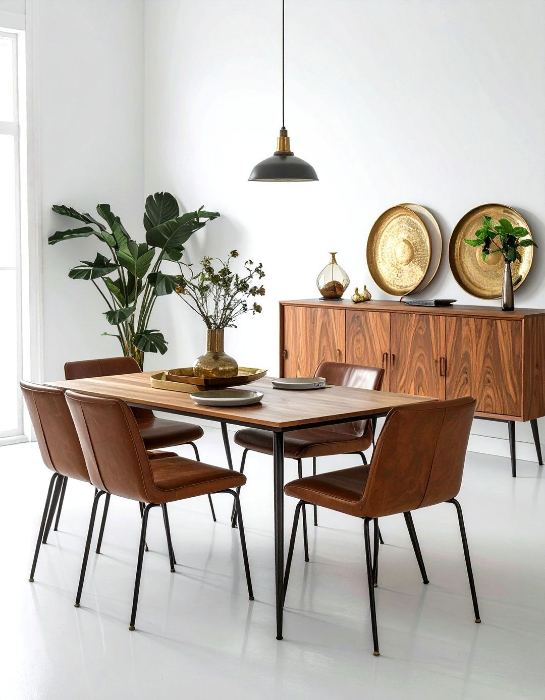 Hairpin Leg Sideboard - 30 mid-century buffet dining room ideas