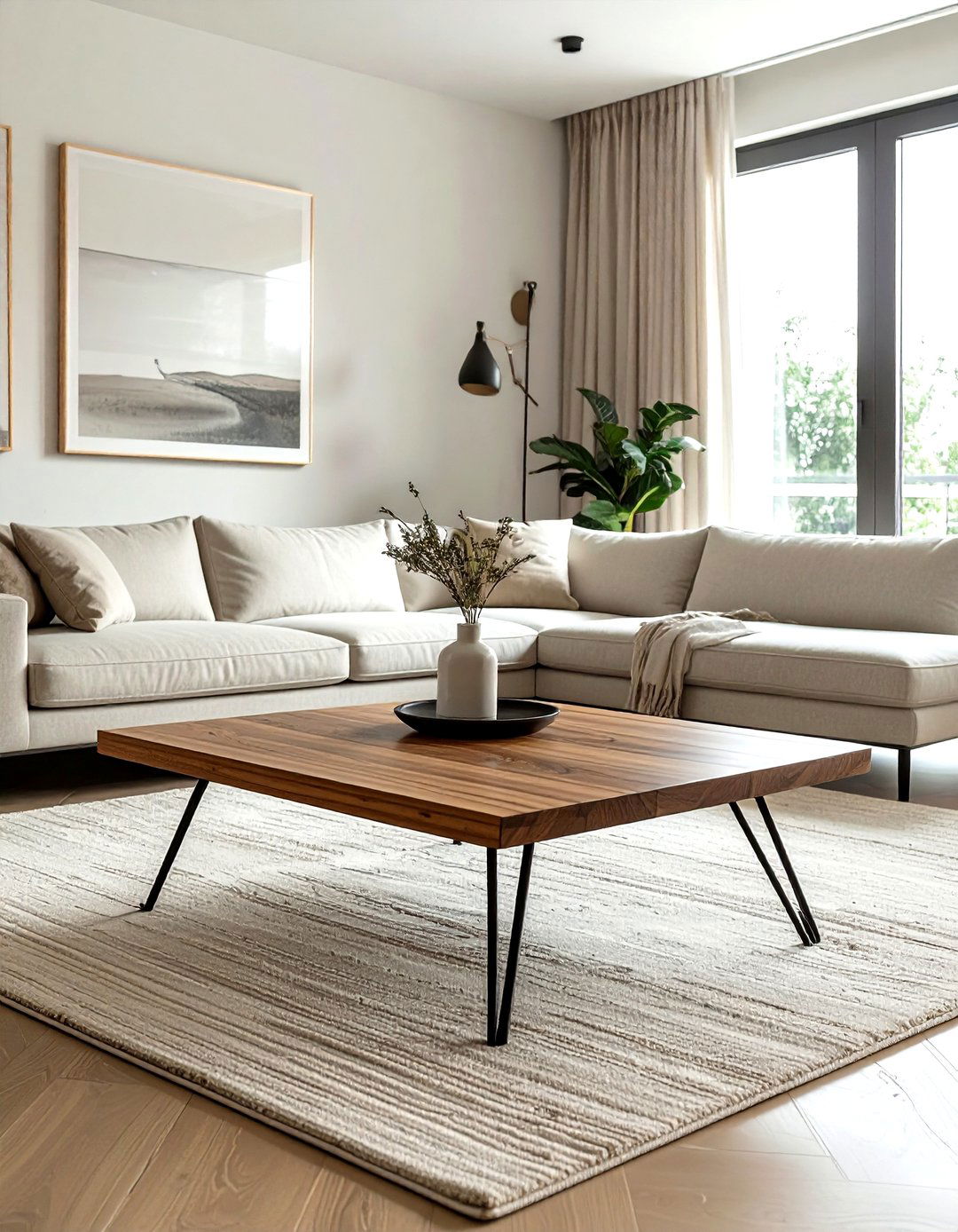 Hairpin leg furniture - 30 living room mid-century furniture ideas