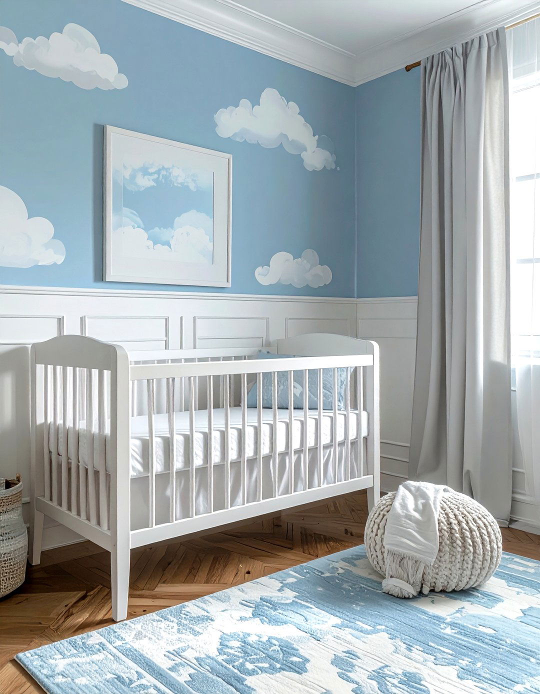 Half Height Wainscoting Nursery - 30 wall paneling ideas