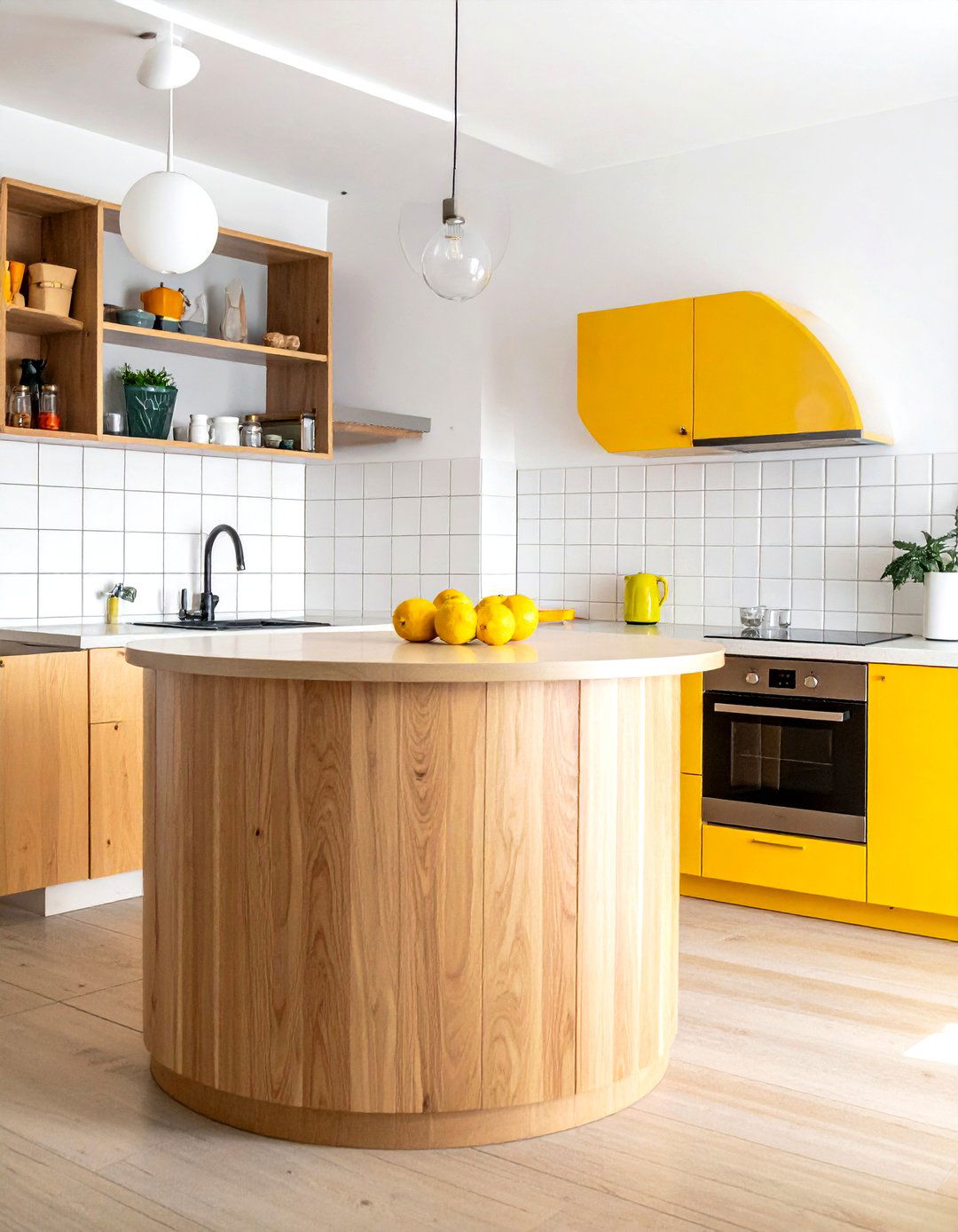 Half Moon Island - 30 small kitchen island ideas