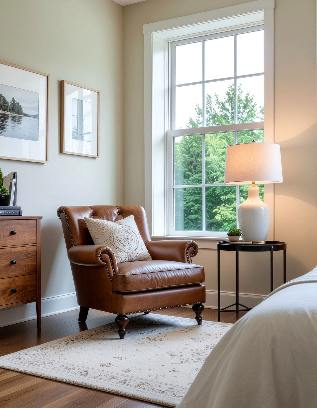 Half wall reading nook - 30 bedroom half wall ideas