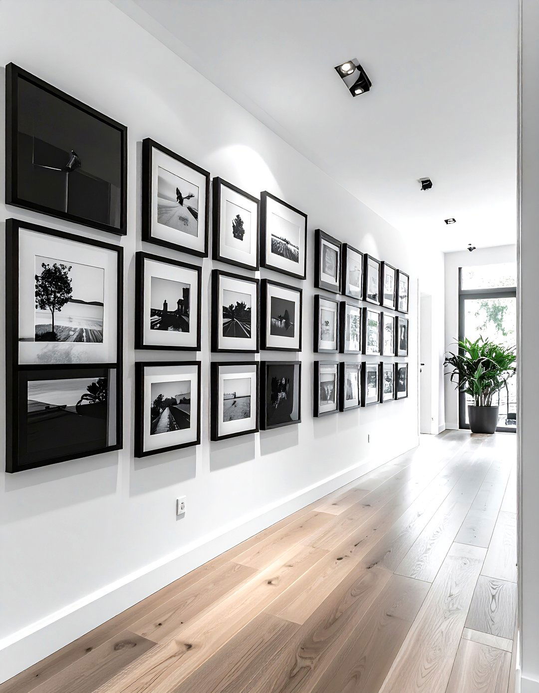 Hallway Gallery Wall - 30 decor final detail ideas