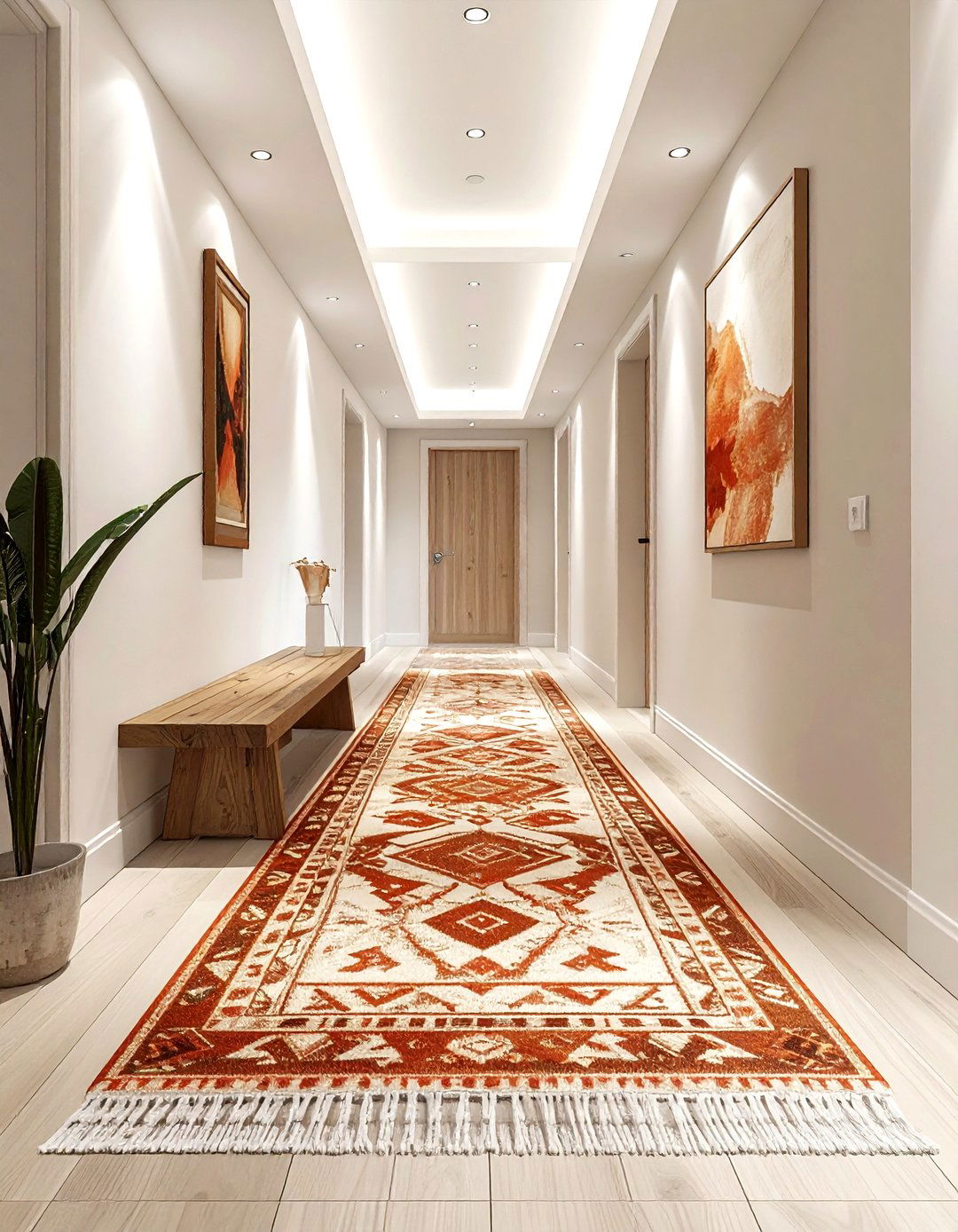 Hallway runner rug - 30 washable rug ideas
