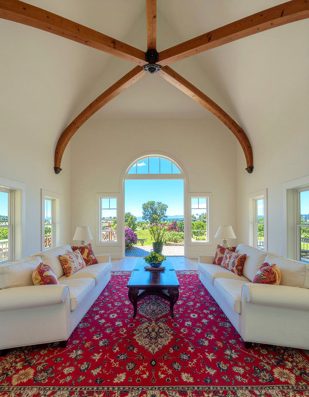 Hammerbeam Timber Frame - 30 living room timber frame ideas