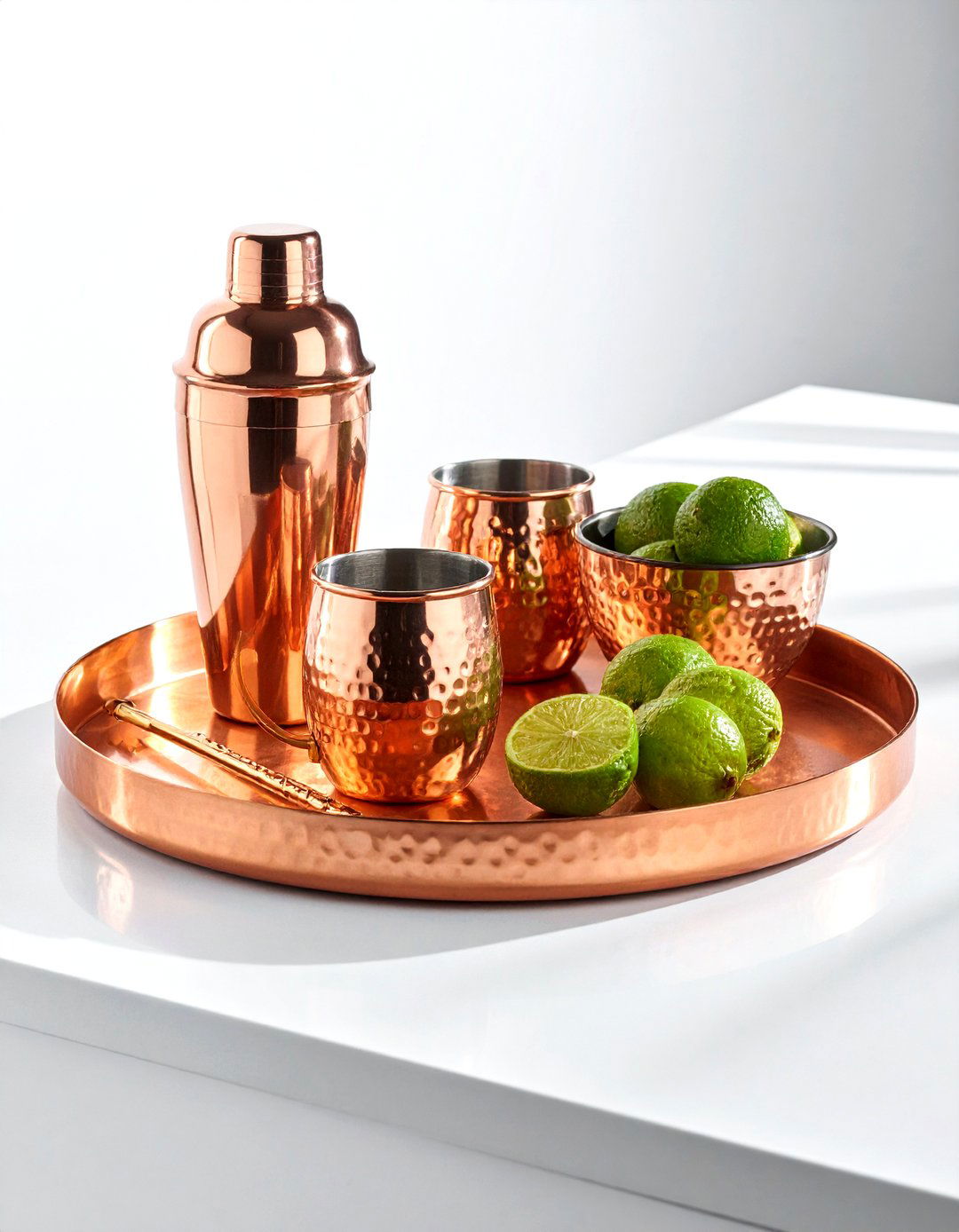 Hammered Copper Tray - 30 catch-all tray ideas