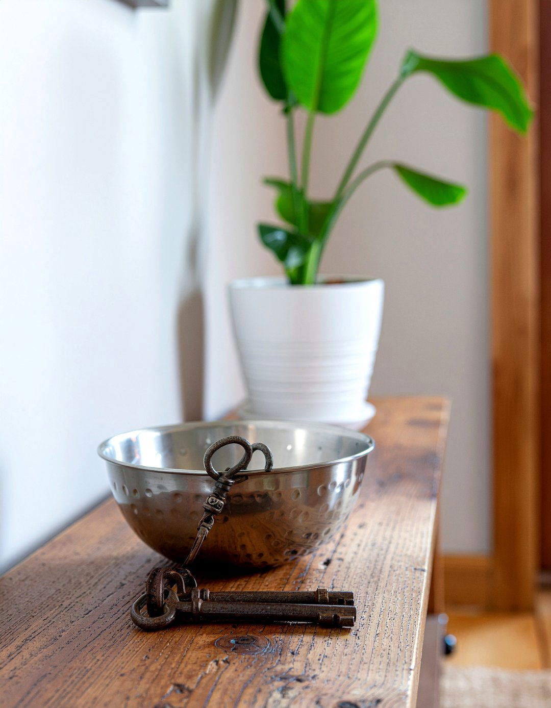 Hammered Metal Bowl - 30 living room trinket dishes