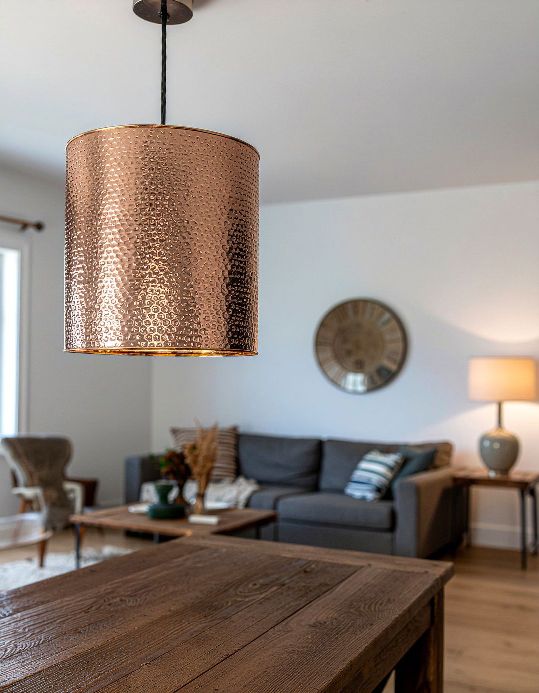 Hammered metal candle chandelier - 30 candle chandelier dining room ideas