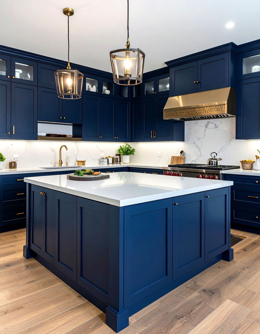 Hammered metal hardware - 30 textured kitchen ideas