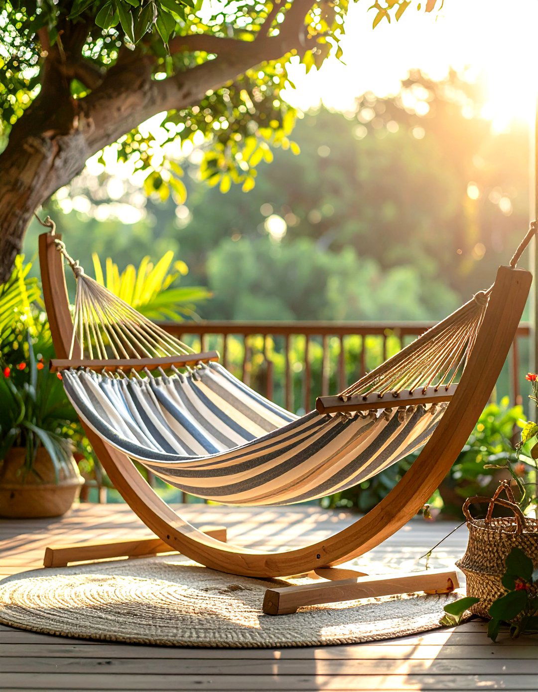 Hammock - 30 deck decor ideas