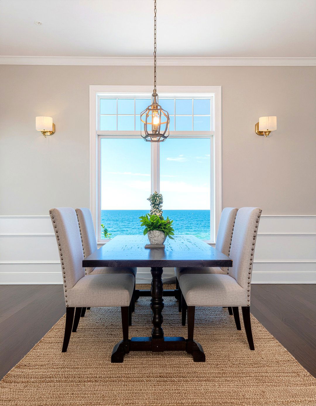 Hamptons Style Coastal Dining Room - 30 beach house dining room ideas