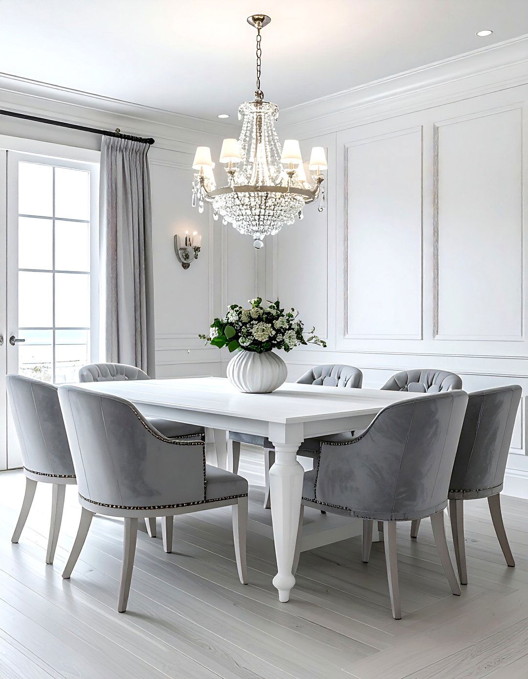 Hamptons Style Dining Room - 30 seaside dining room ideas