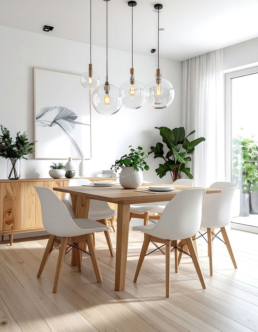 Hand Blown Glass Pendant - 30 cluster pendant dining room ideas