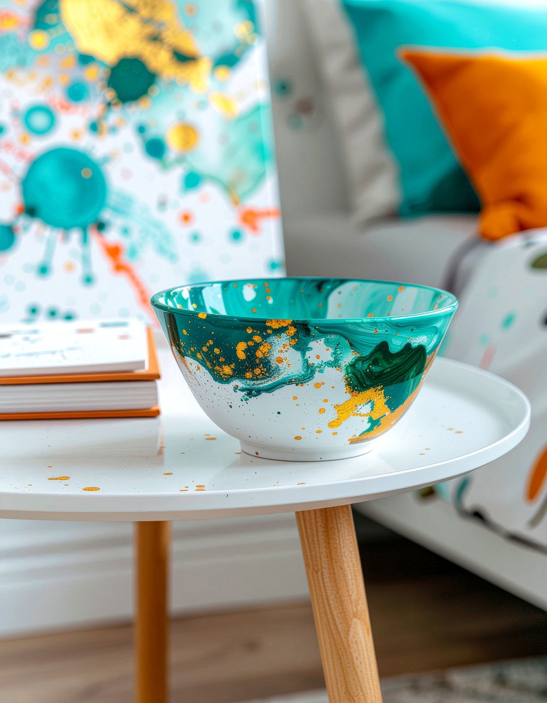 Hand Painted Dish - 30 bedroom trinket dishes