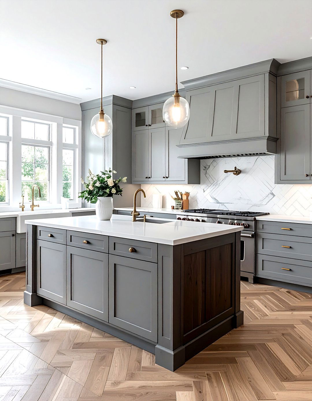 Hand Painted Kitchen - 30 British kitchen ideas