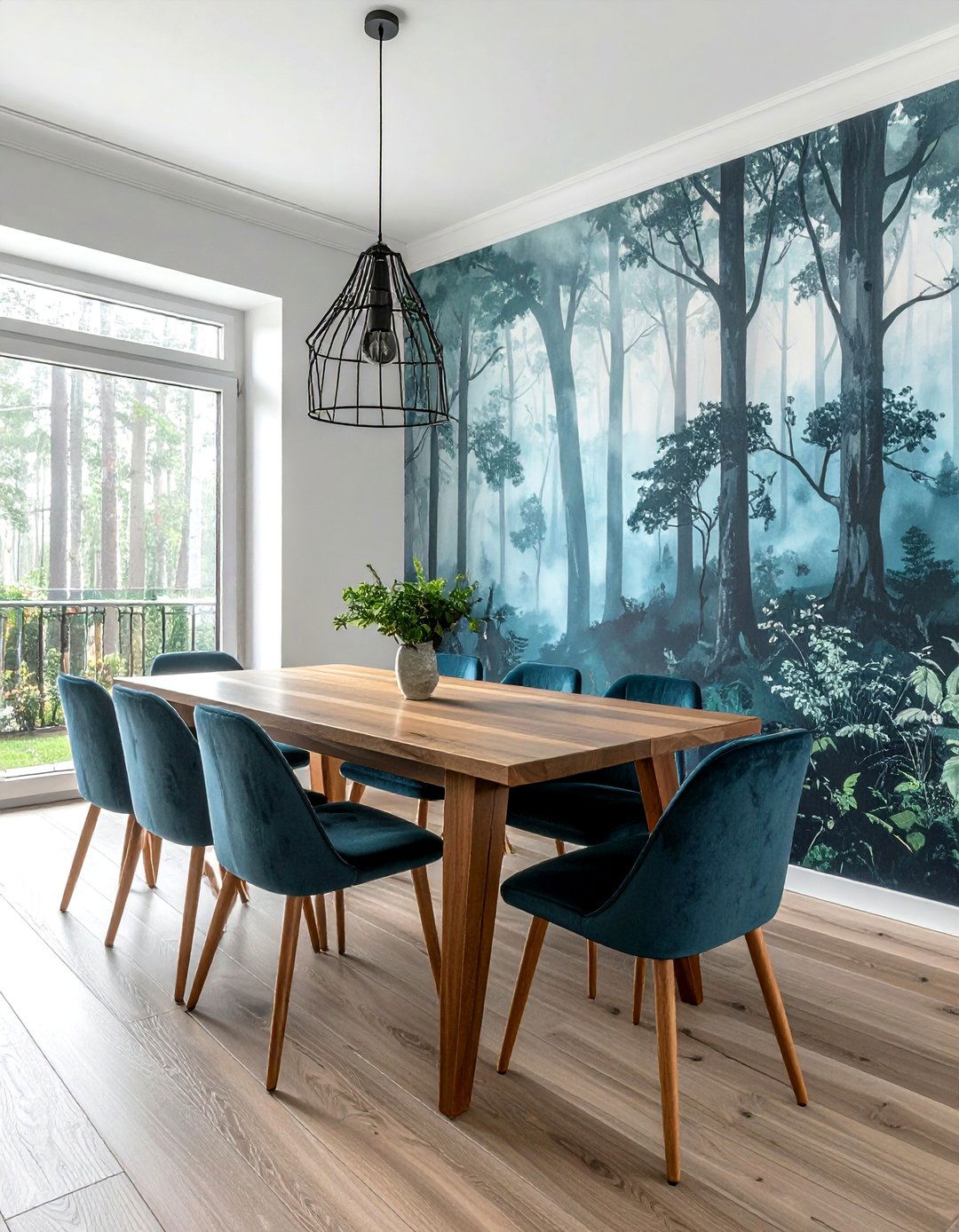 Hand Painted Mural - 30 custom home decor ideas