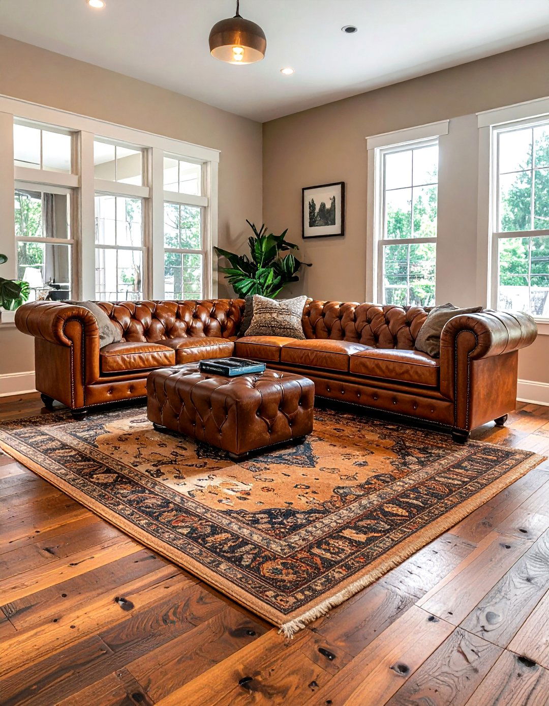 Hand Scraped Hardwood - 30 living room hardwood floors