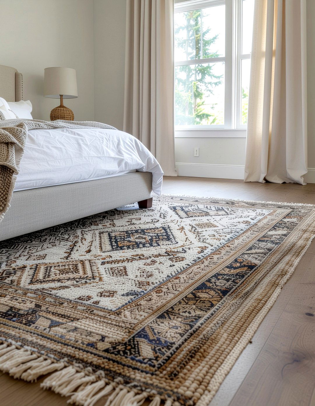 Hand Woven Rug - 30 handmade bedroom ideas