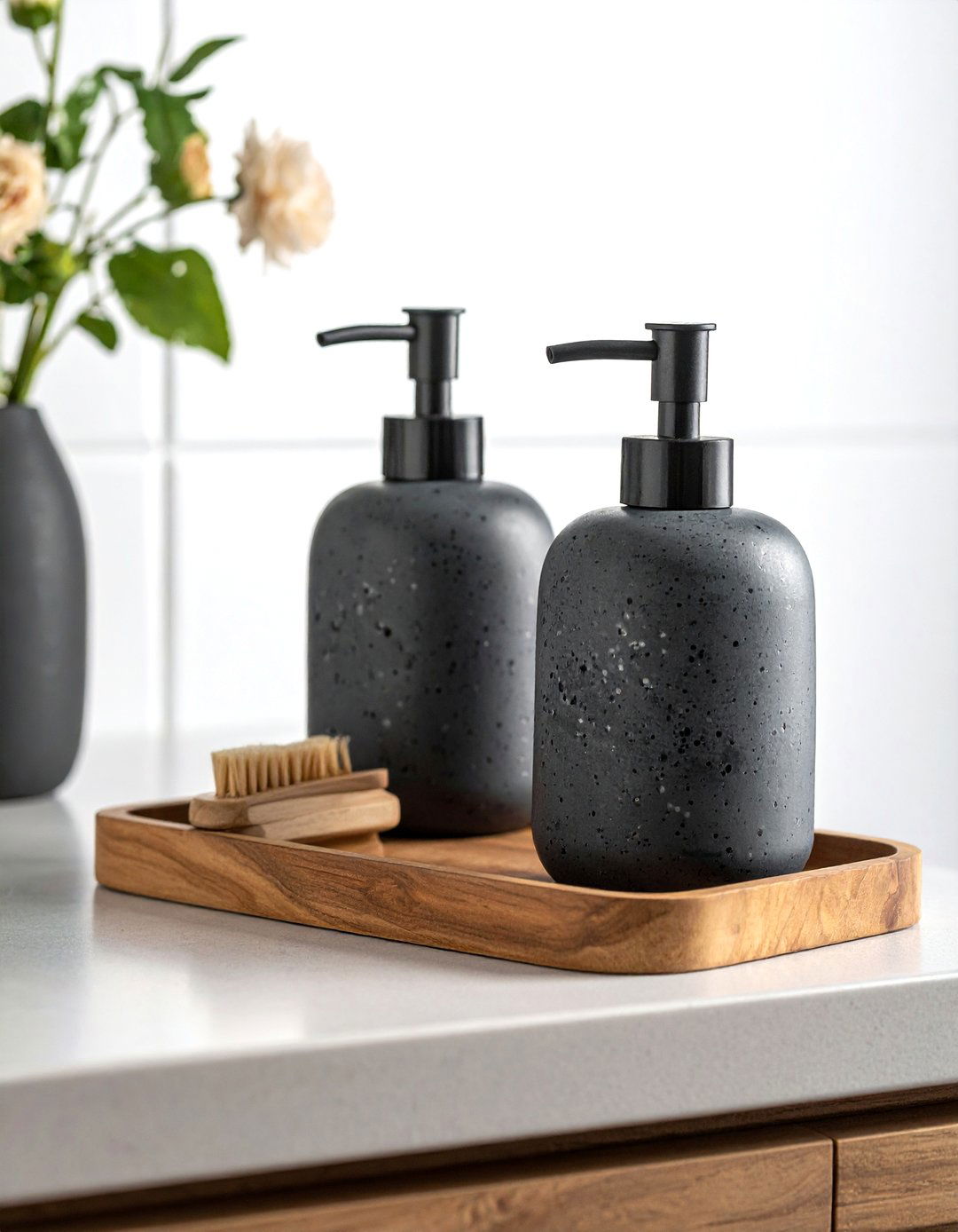 Handcrafted Ceramic Bathroom Accessories - 30 earthy bathroom ideas