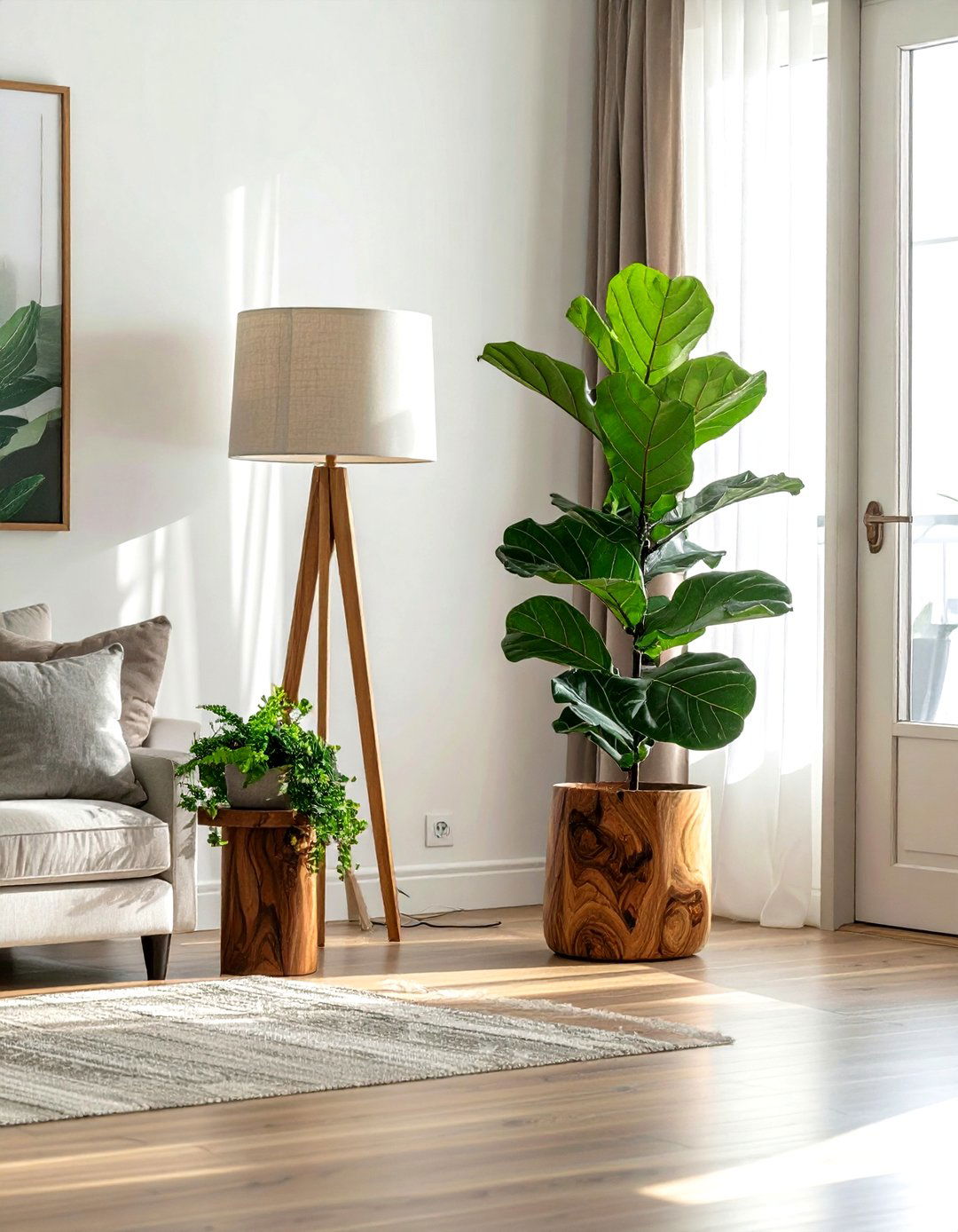 Handcrafted Wood Planter - 30 custom home decor ideas