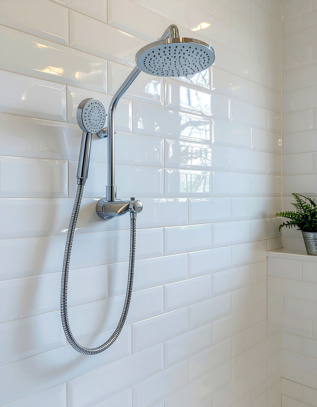 Handheld Shower - 30 bathroom improvement ideas