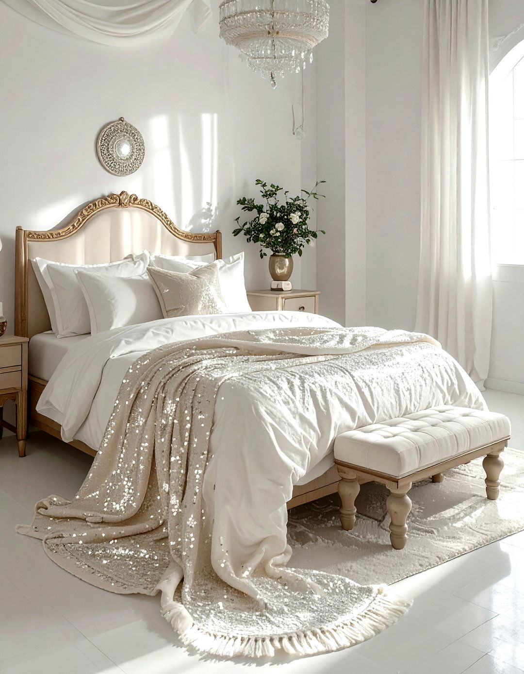 Handira Wedding Blanket - 30 Moroccan home decor ideas