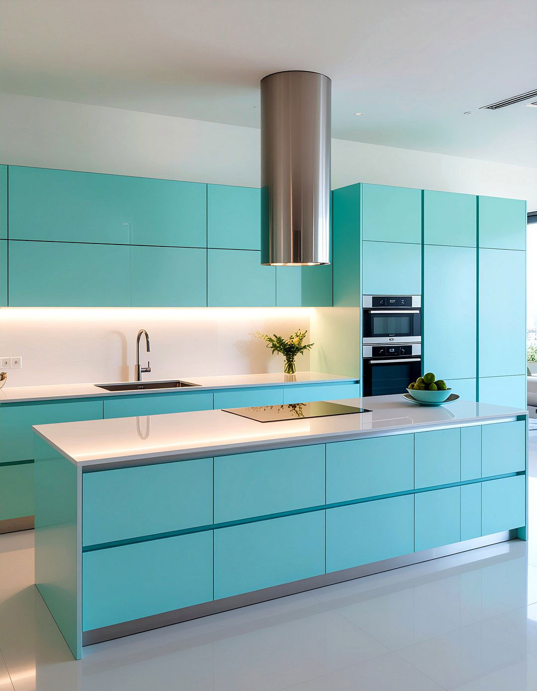 Handleless Kitchen Cabinets - 30 slab door kitchen cabinet ideas