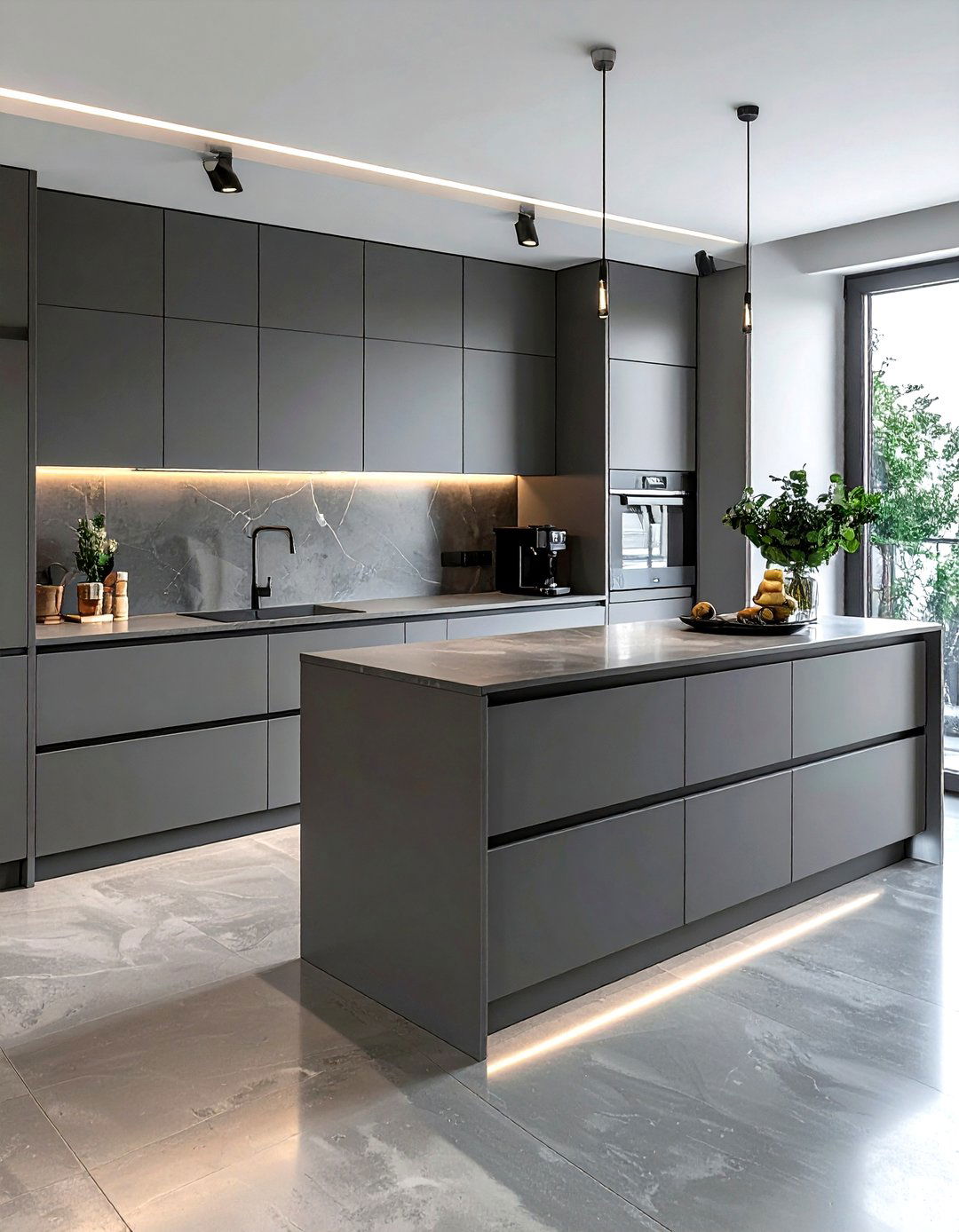 Handleless Kitchen Cabinets - 30 German kitchen ideas