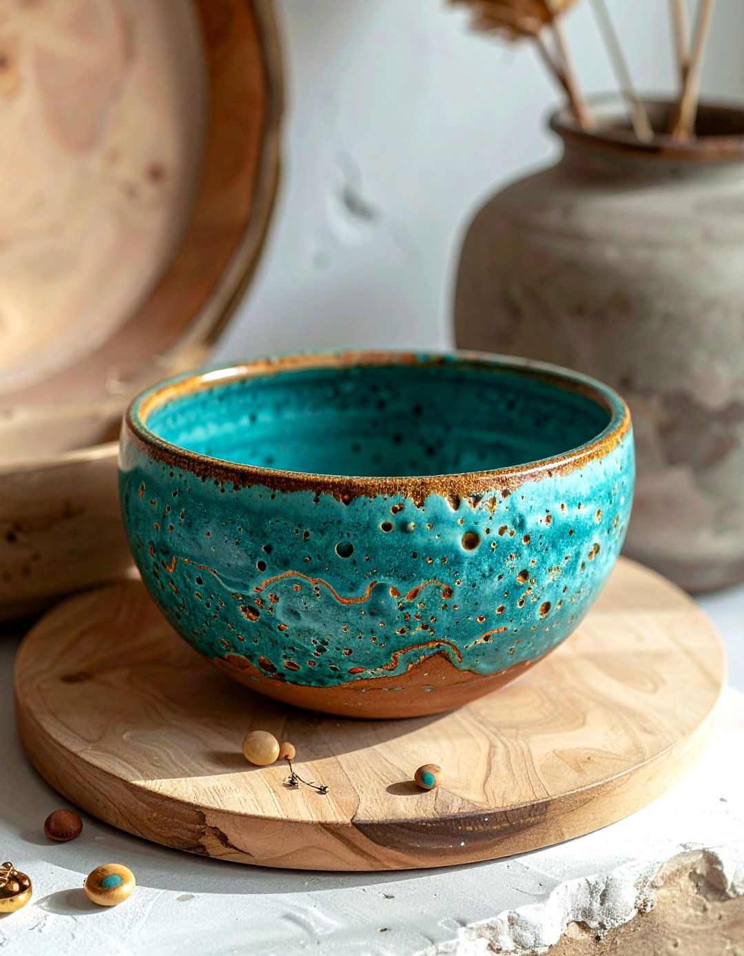 Handmade Pottery Jewelry Bowl - 30 jewelry box ideas