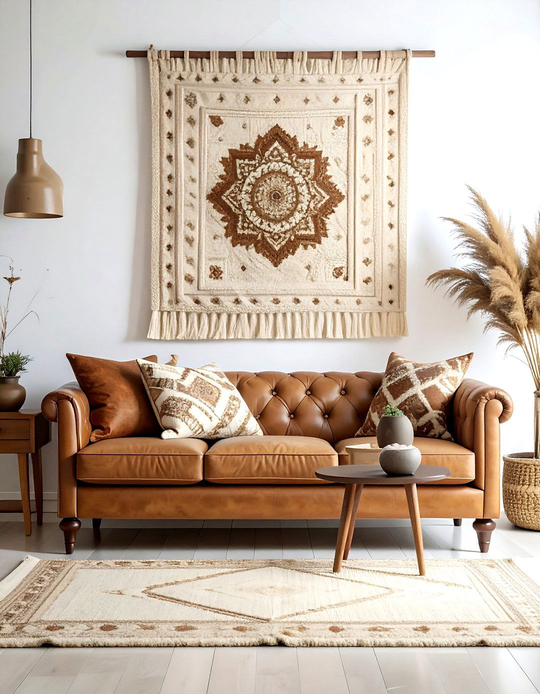 Handwoven Wool Tapestry - 30 woven wall hanging ideas