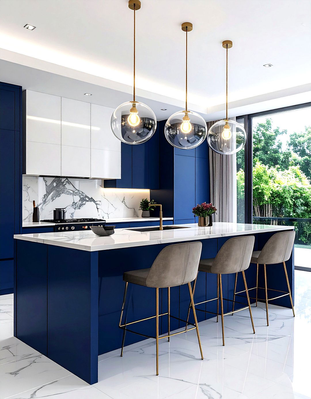 Hang Pendant Lights Over Island - 30 kitchen improvement ideas