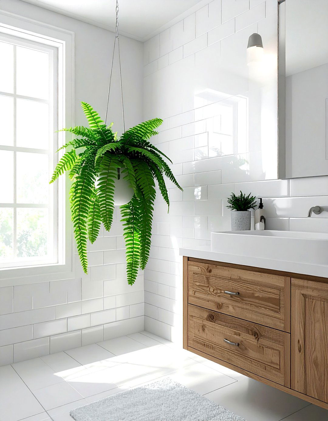 30 Lush Bathroom Fern Ideas to Bring Nature Into Your Home