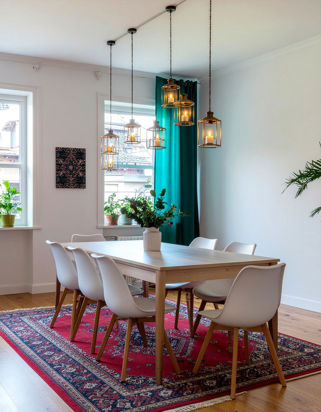 Hanging Candle Lantern Indoor Lighting - 30 candlelit dining room ideas