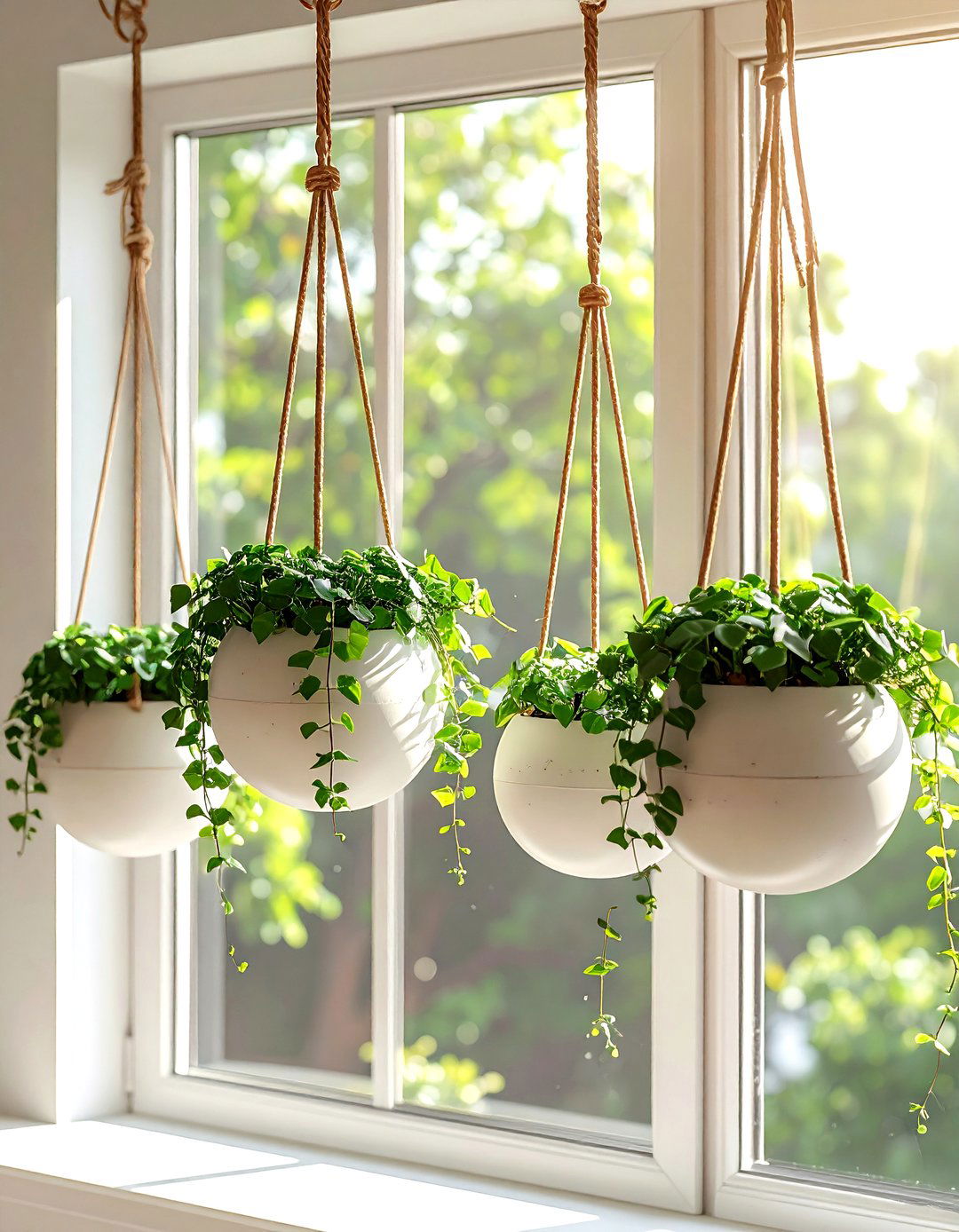 Hanging Ceramic Planters - 30 pottery decor ideas