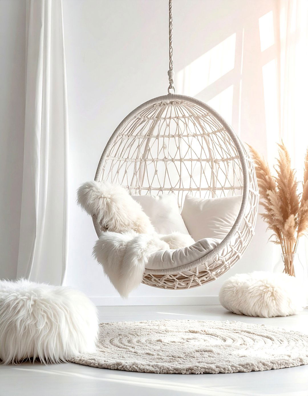 Hanging Chair Indoor - 30 attention-grabbing decor ideas