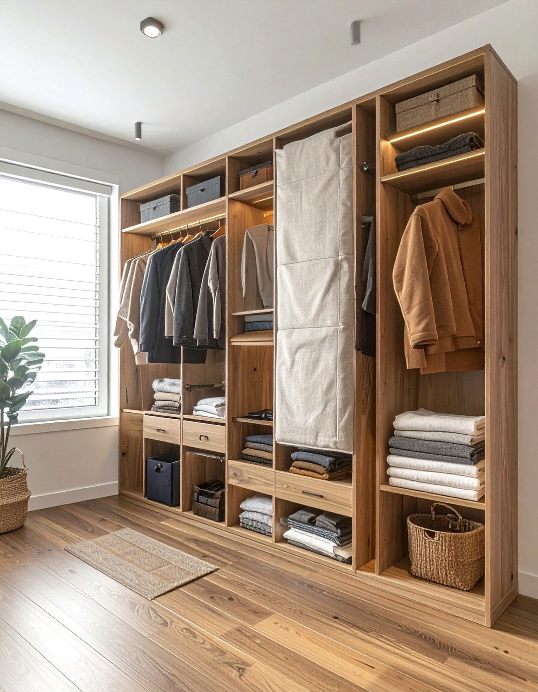 Hanging Closet Organizers - 30 storage box ideas