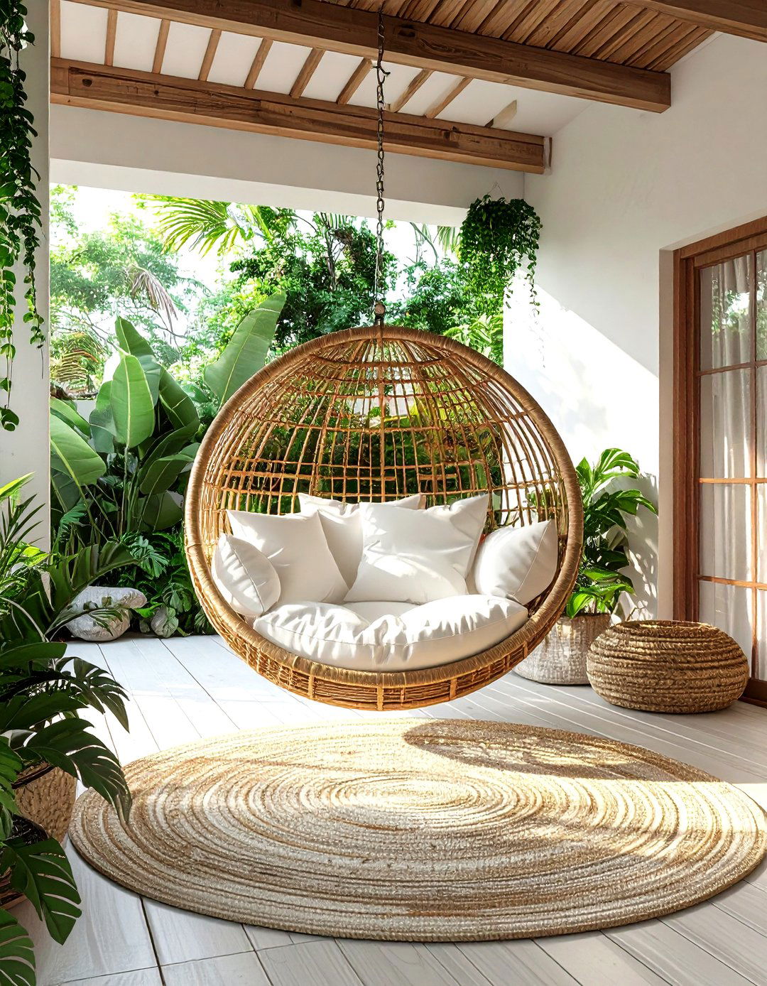 Hanging Egg Chair - 30 statement piece ideas