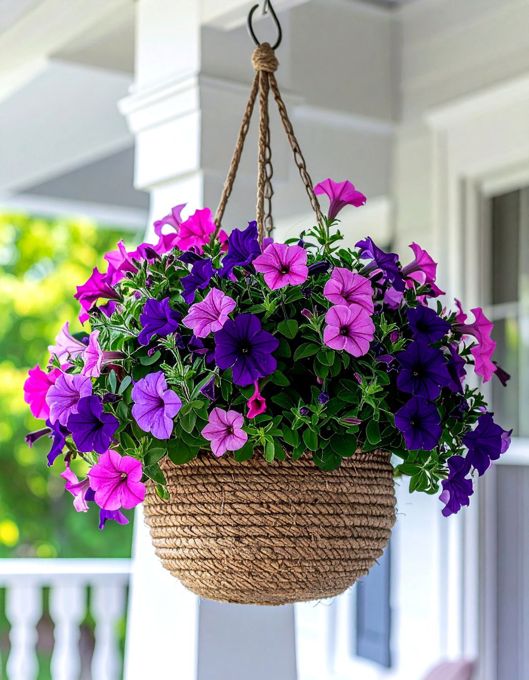 Hanging Flower Basket - 30 romantic decor ideas