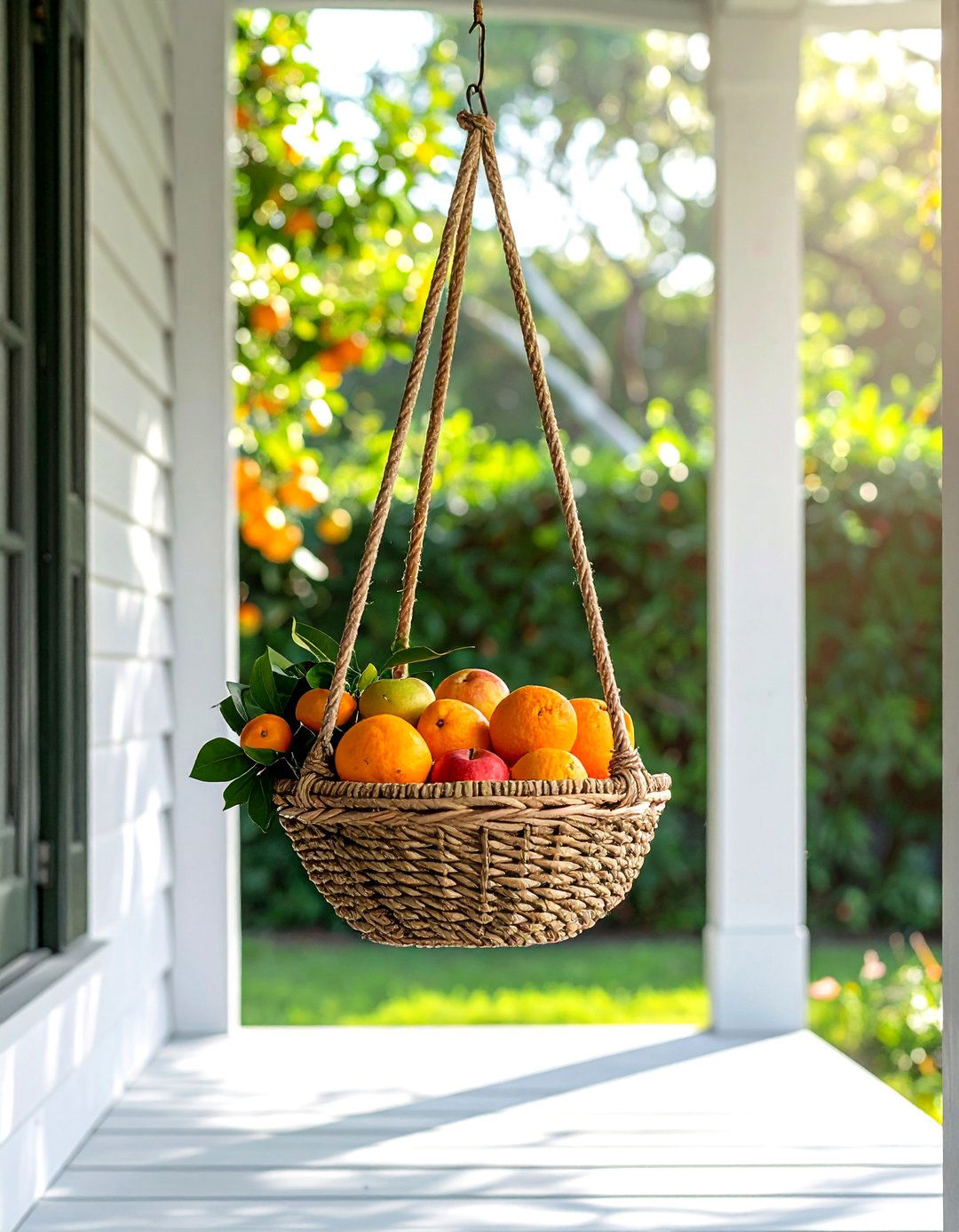 Hanging Fruit Basket - 30 storage basket ideas