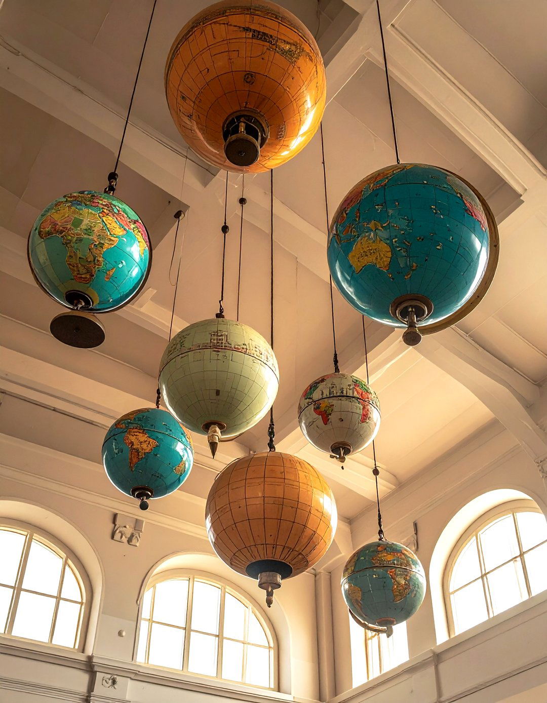 Hanging Globe Accent - 30 souvenir display ideas