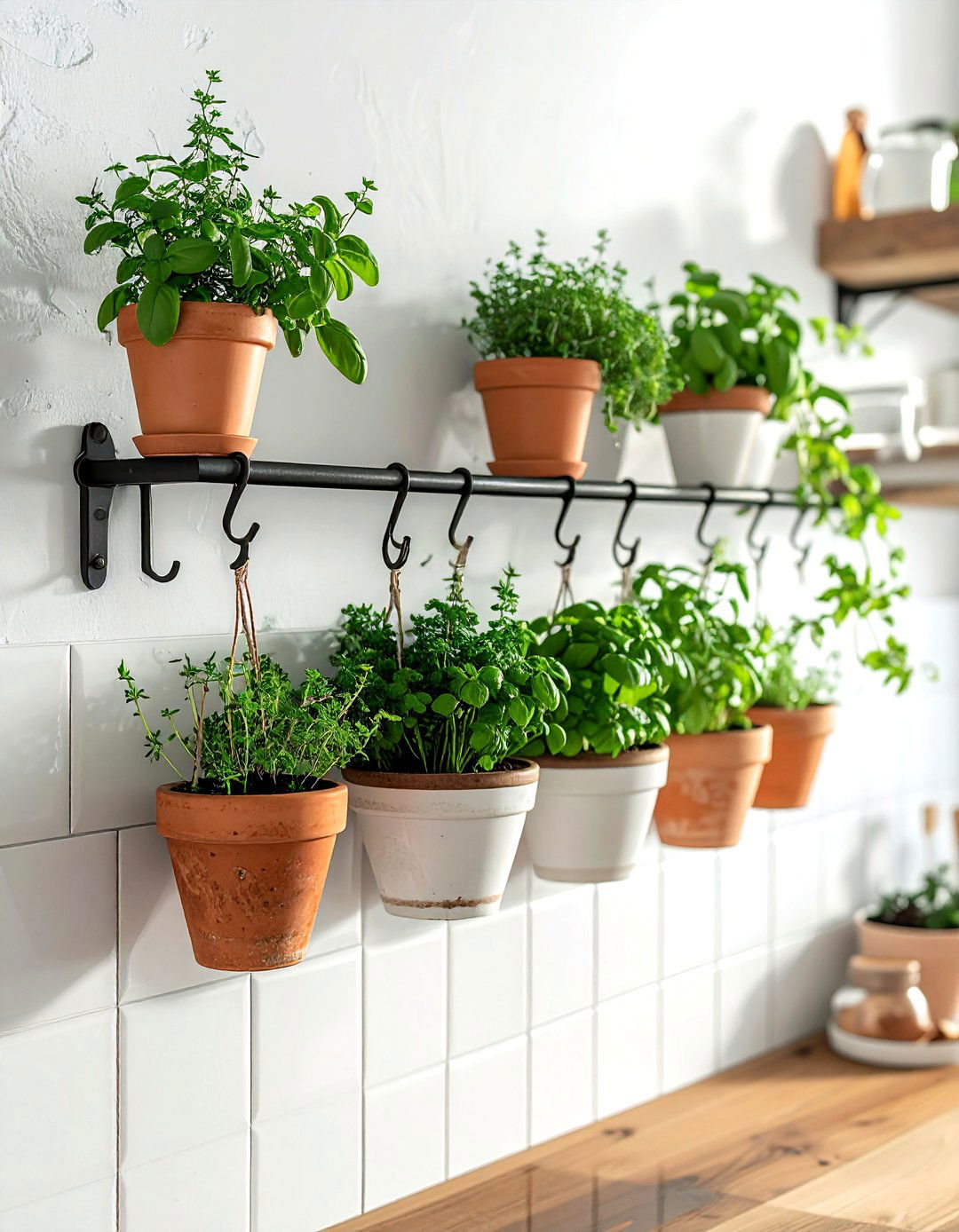 Hanging Herb Garden - 30 Bohemian kitchen ideas