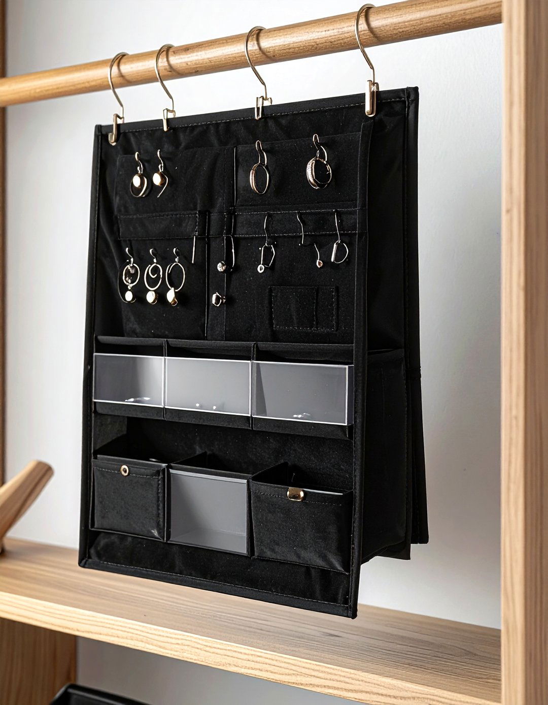 Hanging Jewelry Organizer - 30 jewelry box ideas