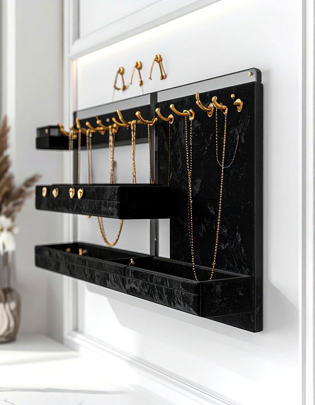 Hanging Jewelry Organizer - 30 bathroom hanging storage ideas