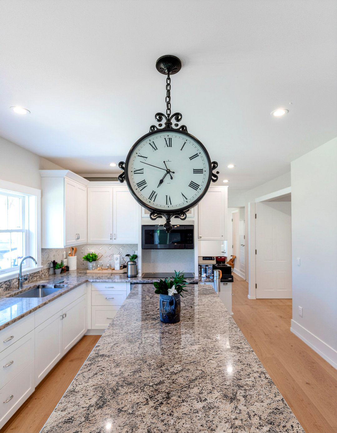 Hanging Kitchen Clock - 30 kitchen clock ideas