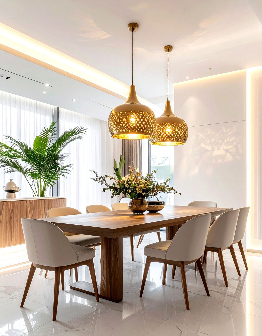 Hanging Lamp Dining Room - 30 Indian dining room ideas