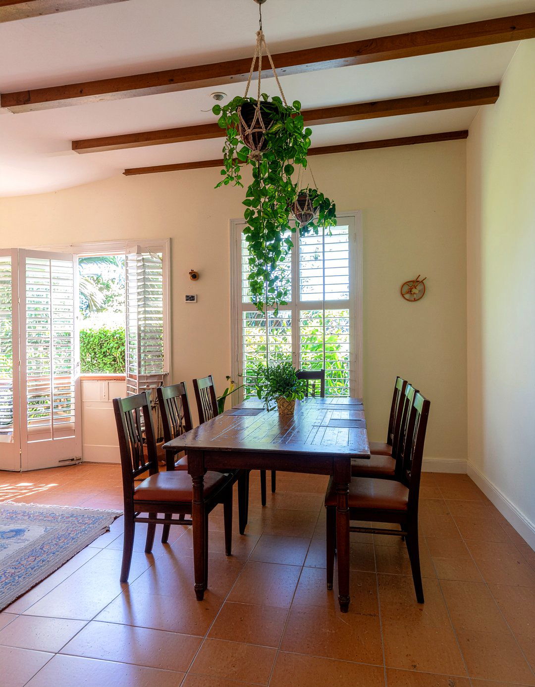 Hanging Plant Baskets - 30 Cuban dining room ideas