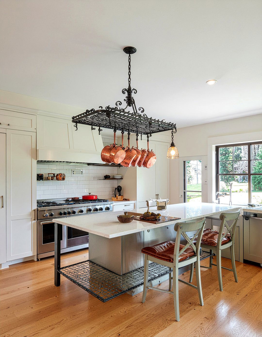 Hanging Pot Rack Kitchen - 30 kitchen planning ideas