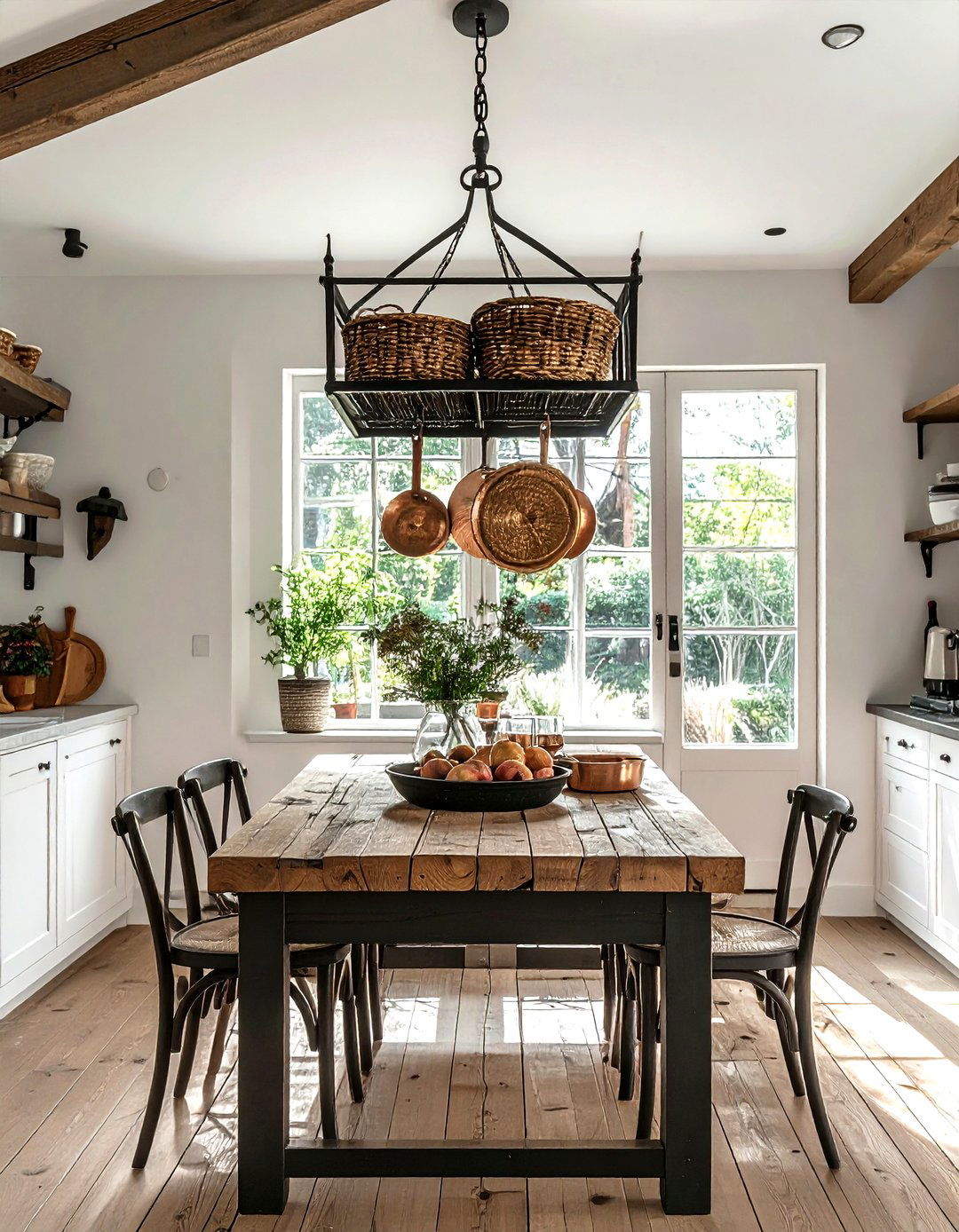 Hanging Rack - 30 dining room storage tips