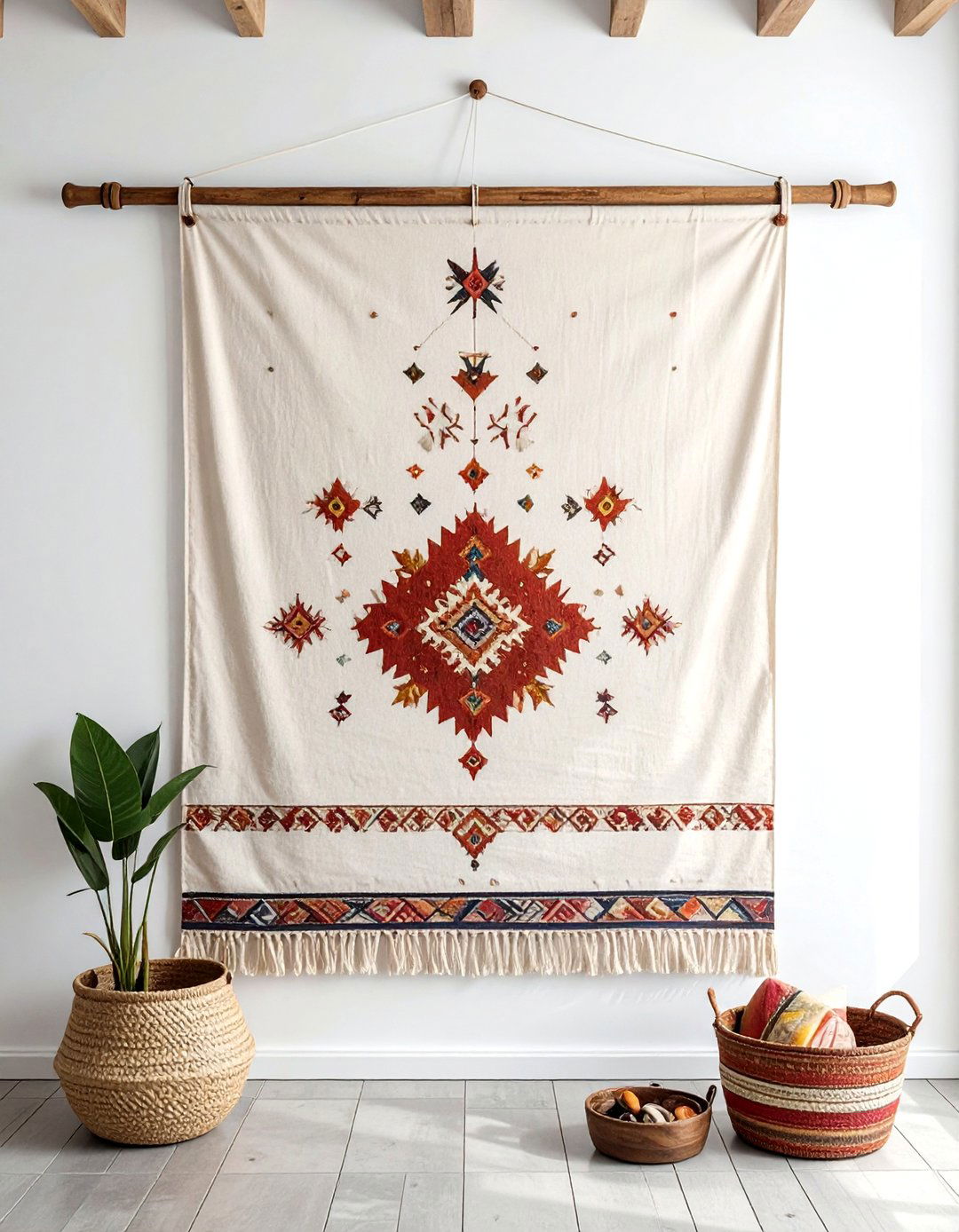 Hanging Textile Rack - 30 souvenir display ideas