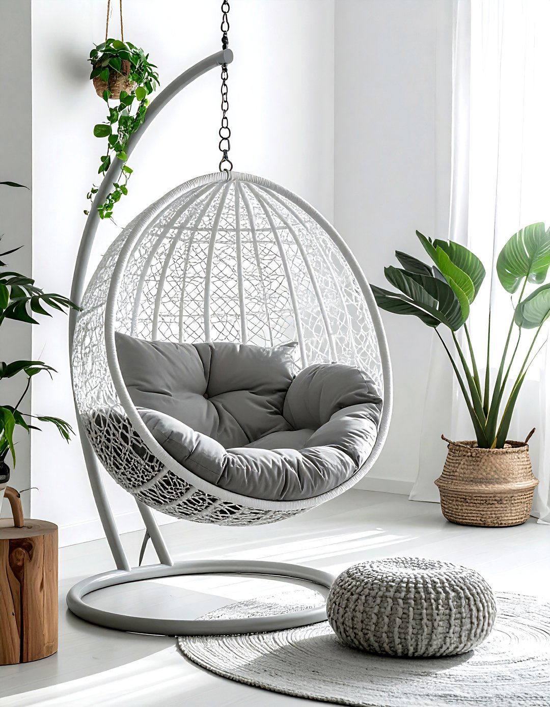 Hanging chair - 30 dreamy decor ideas