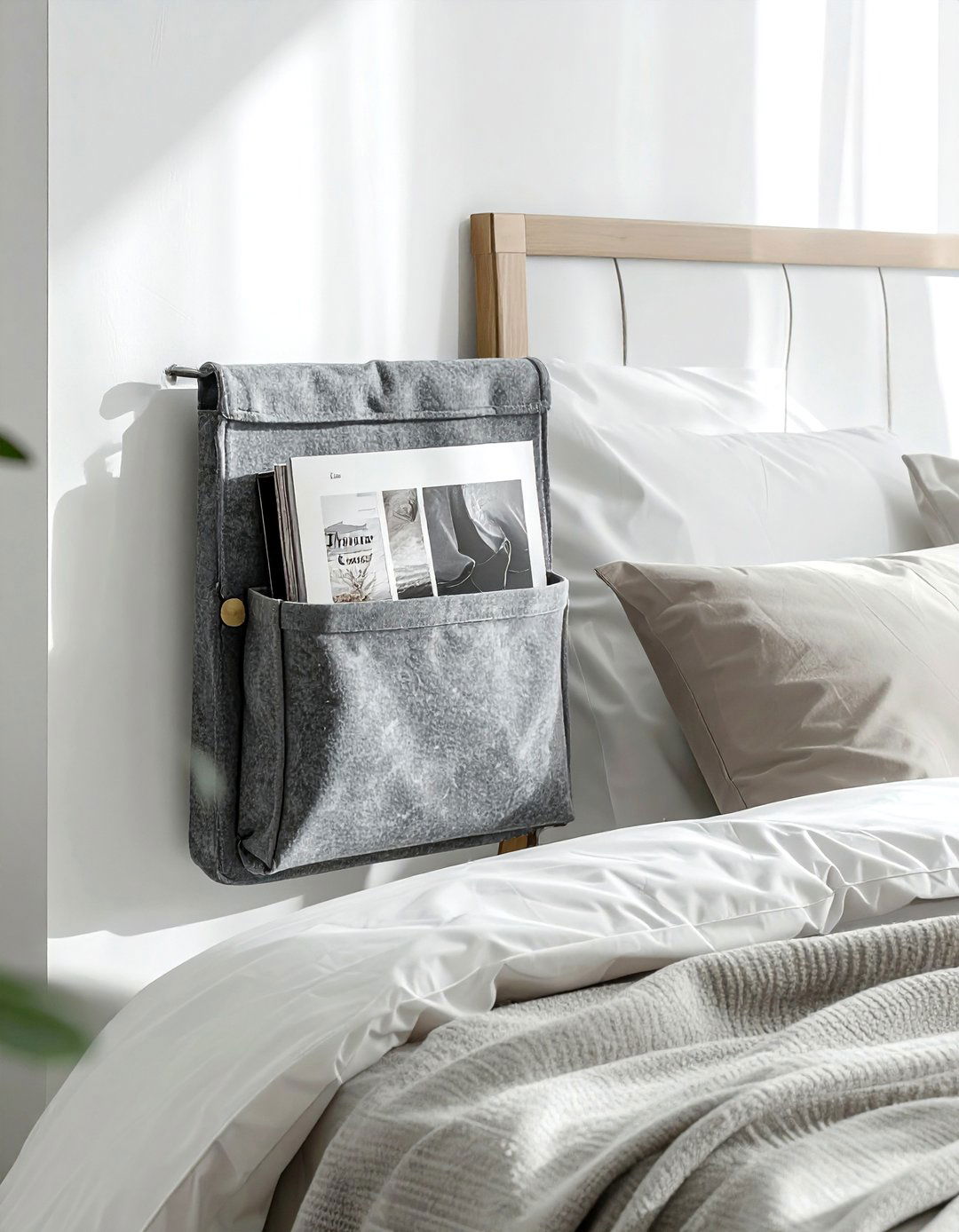 Hanging magazine pocket - 30 magazine decor ideas